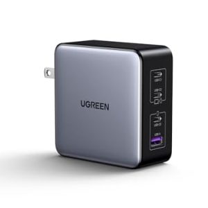 UGREEN 160W USB C Charger Nexode X, PD 3.1 Fast Charging Block 4-Port 140W GaN Foldable Wall Charger for MacBook Pro/Air, Dell XPS, iPhone 15 Pro/14, iPad Pro, Galaxy S24/S23, Pixel 8, Steam Deck